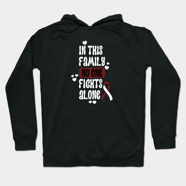 In This Family No One Fights Alone Hoodie by oneduystore